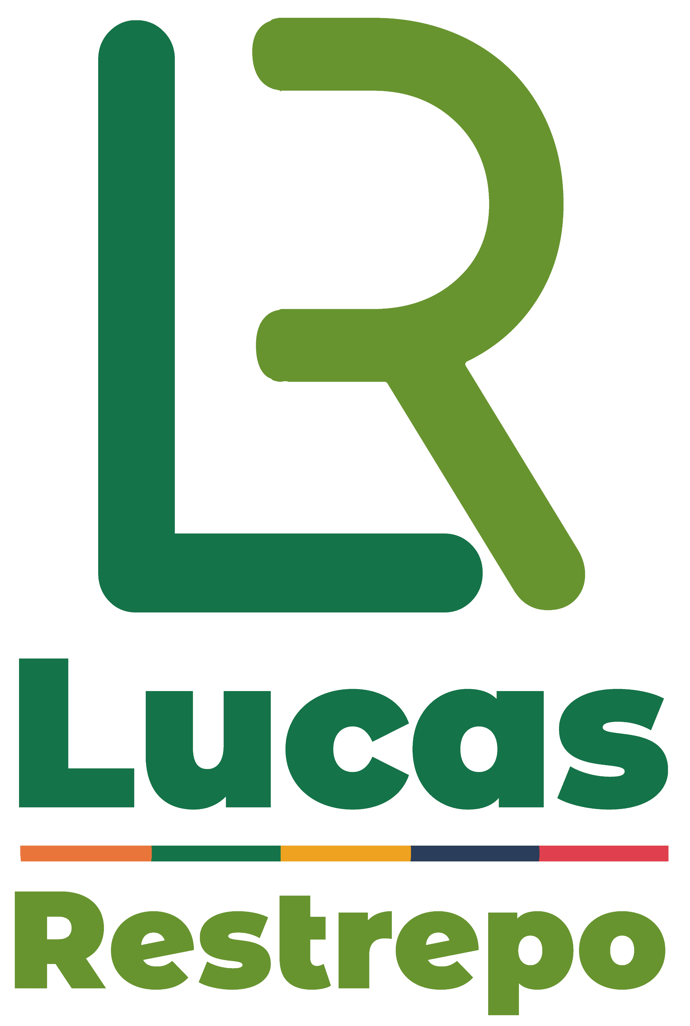 Lucas Restrepo, logotipo principal
